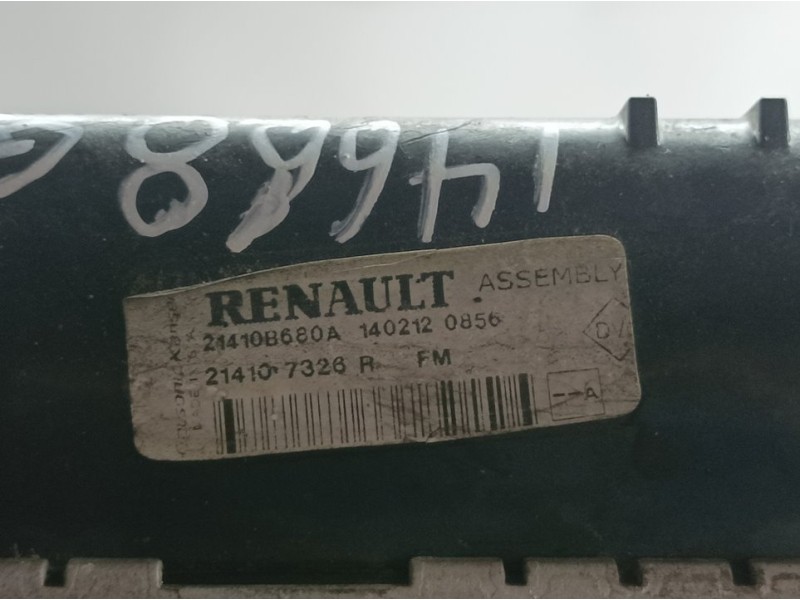 Recambio de radiador agua para renault captur life referencia OEM IAM 214107326R 21410B680A CALSONIC KANSEI