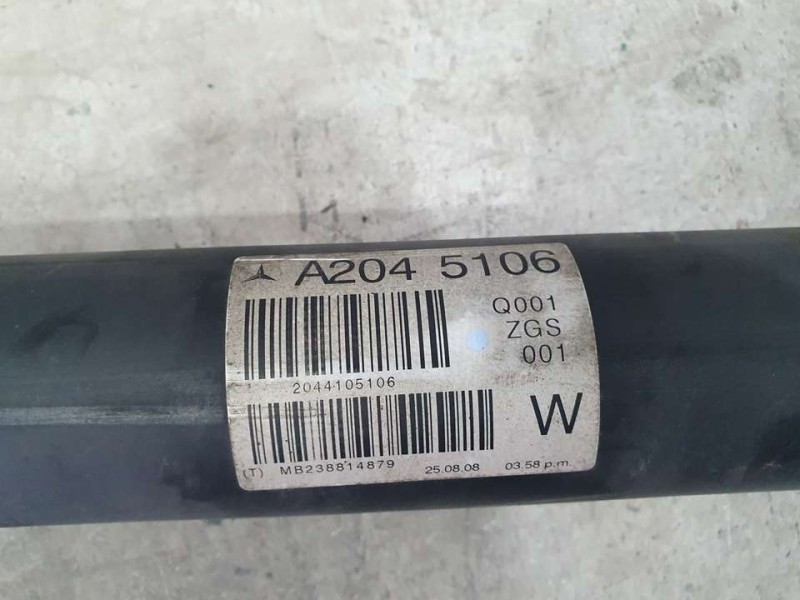Recambio de transmision central para mercedes-benz clase c (w204) familiar 180 t kompressor (204.246) referencia OEM IAM A204510