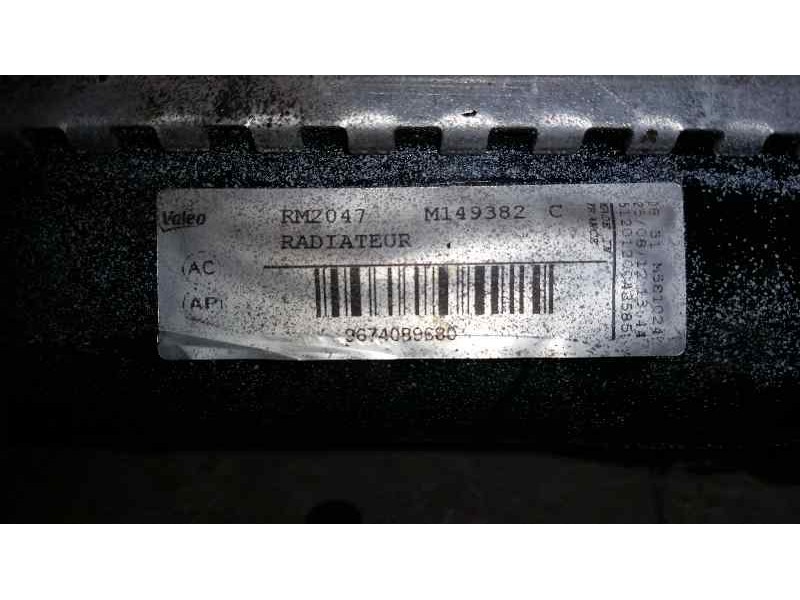 Recambio de radiador agua para citroën c4 lim. business referencia OEM IAM 9674089680  