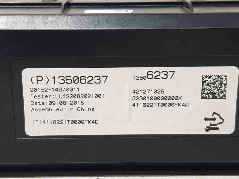 Recambio de centralita calefaccion para opel mokka x innovation referencia OEM IAM 13506237 421271026 