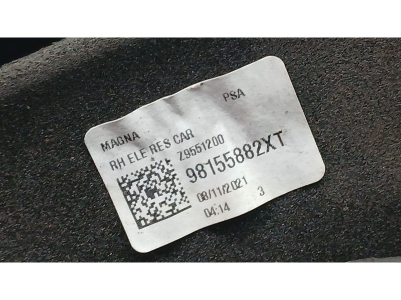 Recambio de retrovisor derecho para peugeot expert furgoneta (v_) 1.5 bluehdi 100 referencia OEM IAM 98155882XT ELECTRICO 5 Y 2 