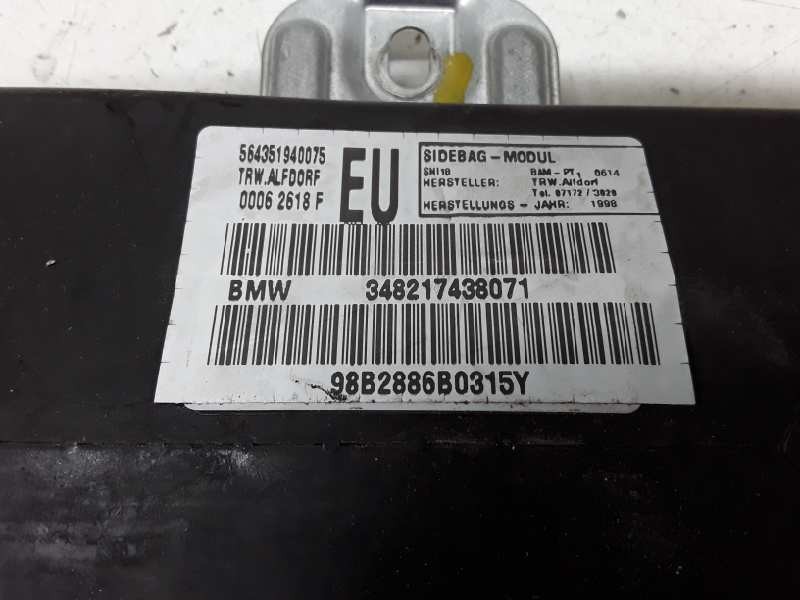 Recambio de airbag lateral derecho para bmw serie 3 berlina (e46) 320d referencia OEM IAM 348217438071  