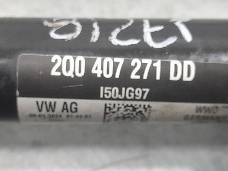 Recambio de transmision delantera izquierda para volkswagen taigo (cs1) 1.0 tsi referencia OEM IAM 2Q0407271DD  