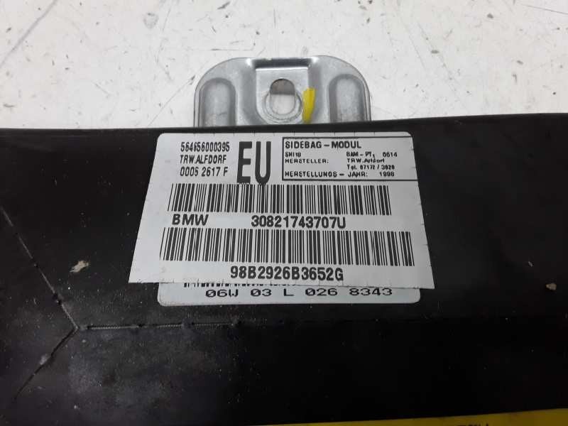 Recambio de airbag lateral izquierdo para bmw serie 3 berlina (e46) 320d referencia OEM IAM 30821743707U  