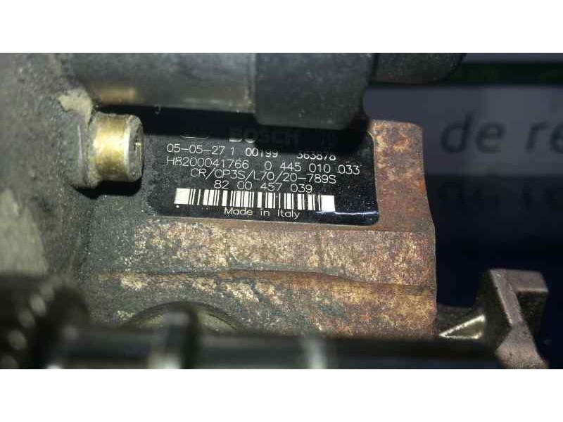 Recambio de bomba alta presion para renault laguna ii grandtour (kg0) 2.2 dci turbodiesel referencia OEM IAM 0445010033 82000417