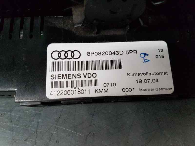 Recambio de mando climatizador para audi a3 (8p) 2.0 tdi ambiente referencia OEM IAM 8P0820043D 412206018011 SIEMENS VDO