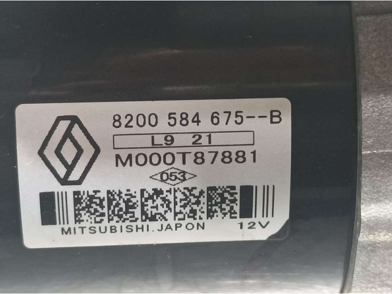 Recambio de motor arranque para renault fluence expression referencia OEM IAM 8200584675B M000T87881 MITSUBISHI