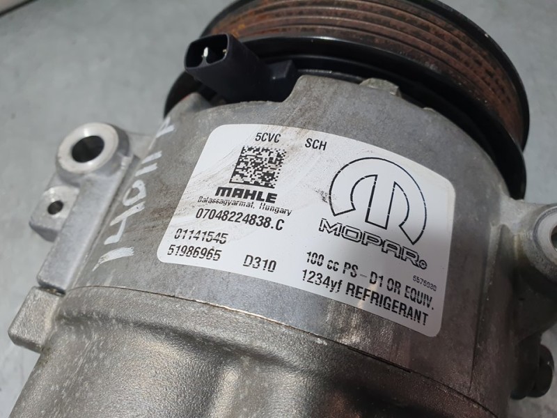 Recambio de compresor aire acondicionado para fiat tipo ii (357) berlina easy referencia OEM IAM 51986965 01141545 