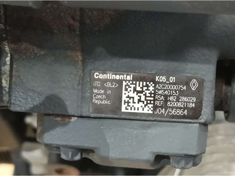 Recambio de motor completo para renault fluence expression referencia OEM IAM K9KG832  D157169