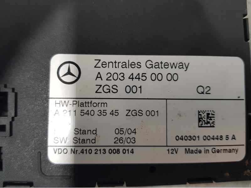 Recambio de modulo electronico para mercedes-benz clase c (w203) sportcoupe c 180 compressor (203.746) referencia OEM IAM A20344