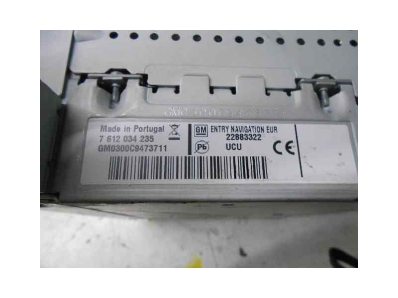 Recambio de sistema navegacion gps para opel astra j lim. excellence referencia OEM IAM 13360093  