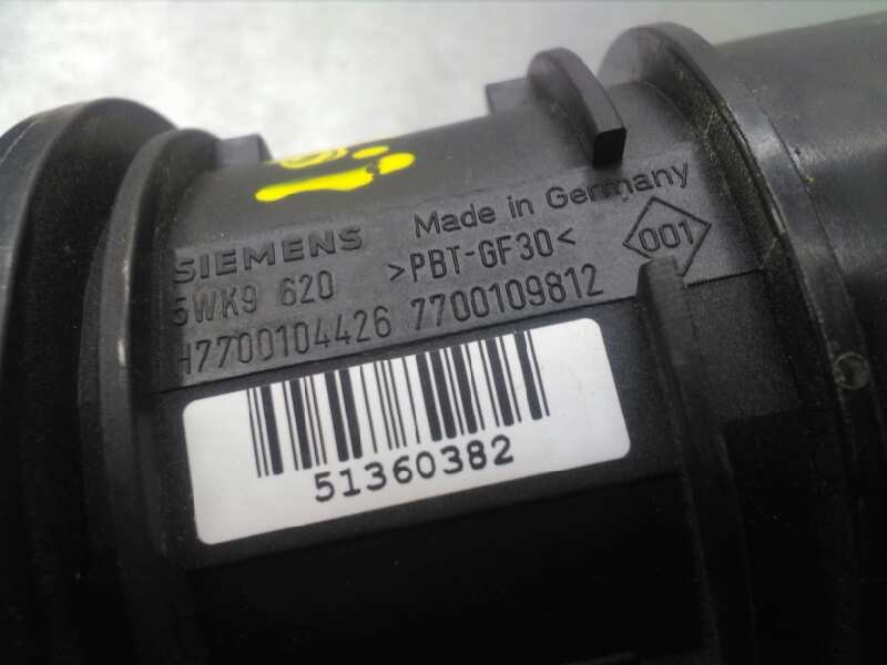 Recambio de caudalimetro para renault megane ii berlina 5p 1.9 dci diesel referencia OEM IAM H7700104426 5WK9620 SIEMENS