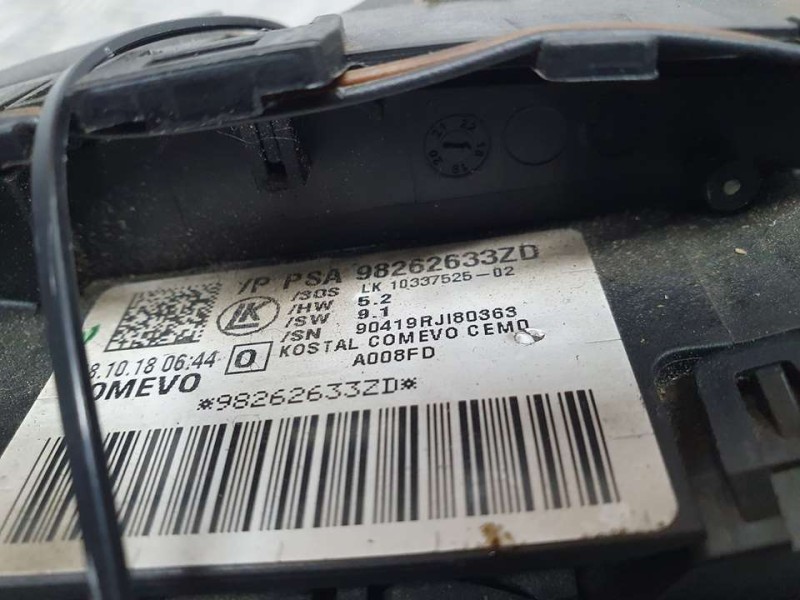 Recambio de mando luces y limpia para ds 7 crossback performance line referencia OEM IAM 98262633ZD 1033752502 LK