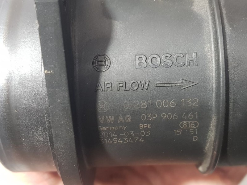 Recambio de caudalimetro para seat ibiza sc (6j1) reference referencia OEM IAM 03P906461 0281006132 BOSCH