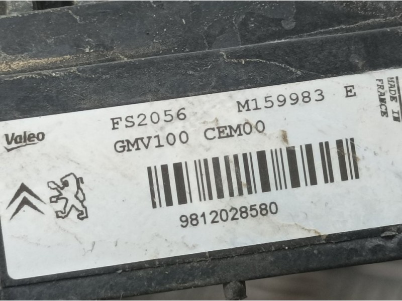 Recambio de electroventilador para citroën c-elysée feel referencia OEM IAM 9812028580 M159983E VALEO