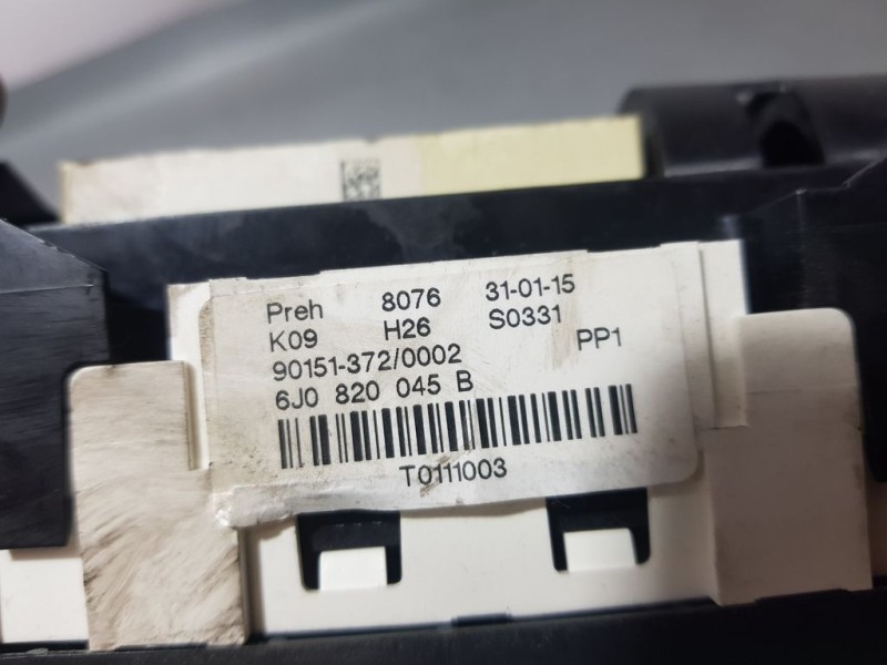 Recambio de mando calefaccion / aire acondicionado para seat ibiza sc (6j1) reference referencia OEM IAM 6J0820045B  