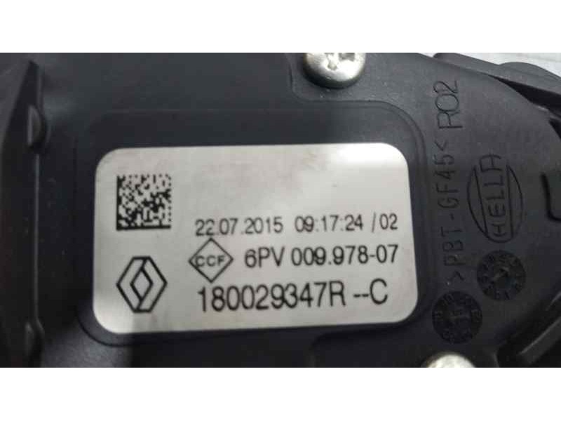 Recambio de potenciometro pedal para renault captur zen referencia OEM IAM 180029347R  