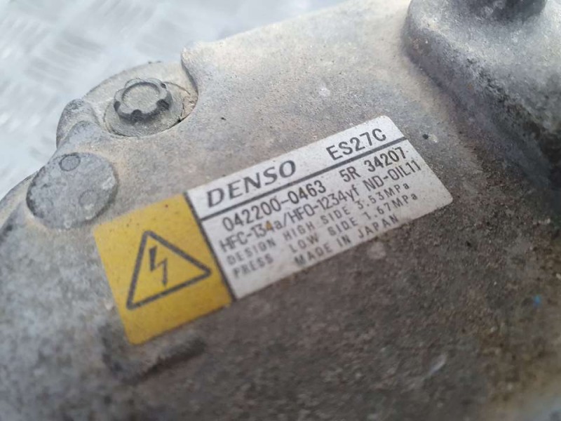Recambio de compresor aire acondicionado para lexus is 300h referencia OEM IAM 0422000463 ES27C DENSO