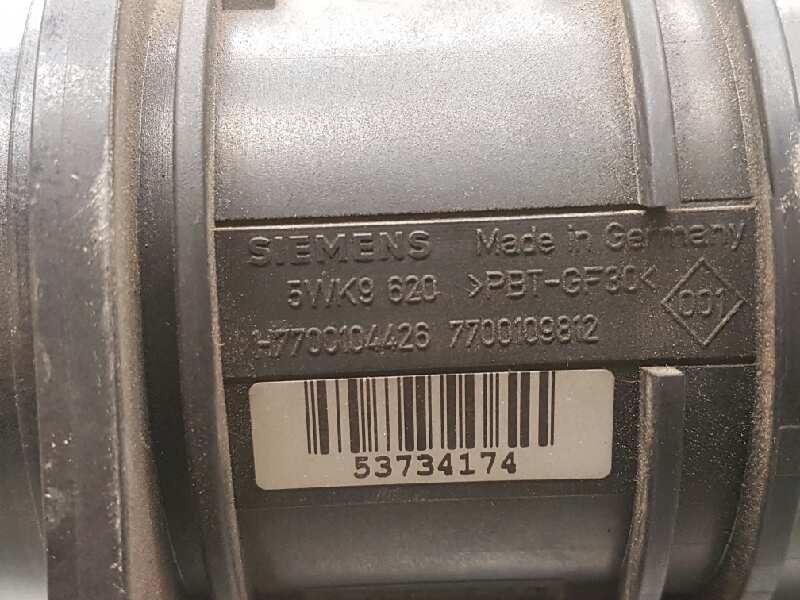 Recambio de caudalimetro para renault laguna (b56) 1.9 dci diesel cat referencia OEM IAM H7700104426 5WK9620 SIEMENS