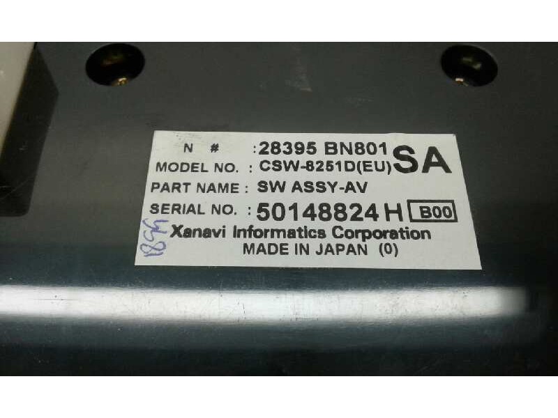 Recambio de mando climatizador para nissan almera (n16/e) acenta referencia OEM IAM 28395BN801  