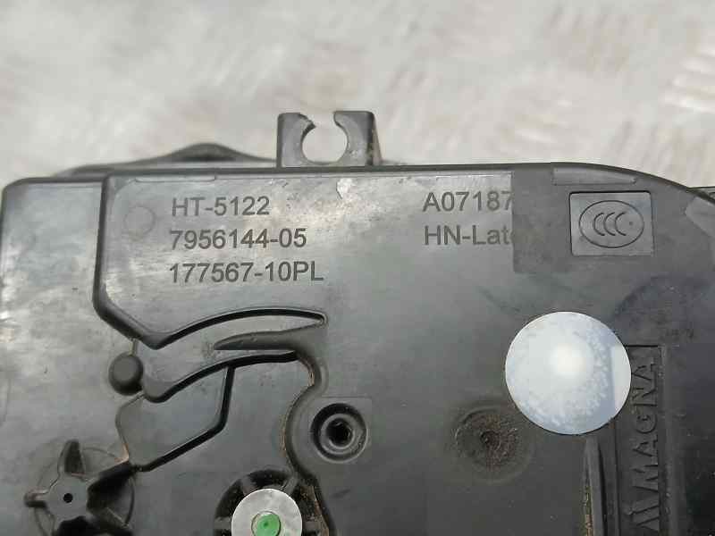 Recambio de cerradura puerta trasera derecha para bmw serie 1 lim. (f40) 118d referencia OEM IAM 7656144 177567 ELECTRICA 5 PINS