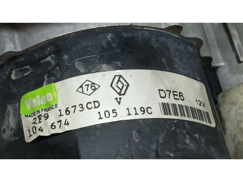Recambio de motor arranque para renault megane scénic (ja0/1_) 1.6 e (ja0f) referencia OEM IAM 104674105119C VALEO D7E6