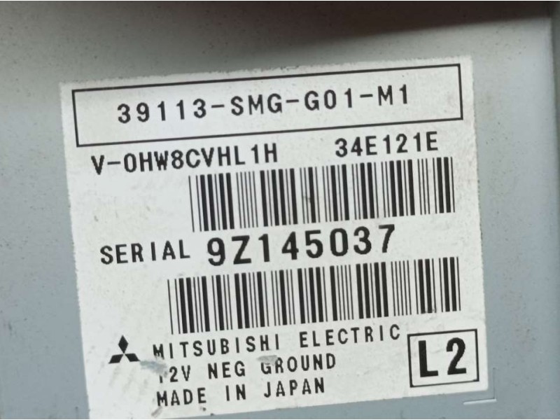 Recambio de modulo electronico para honda civic berlina 5 (fk) 2.2 i-ctdi comfort referencia OEM IAM 39113SMGG01M1 9Z145037 MITS