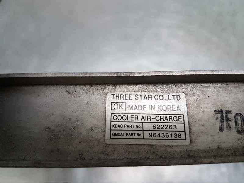 Recambio de intercooler para chevrolet epica lt referencia OEM IAM 96436138 622263 KDAC