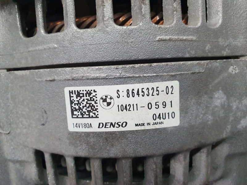 Recambio de alternador para bmw serie 2 cabrio (f23) 220i luxury line referencia OEM IAM 864532502 1042110591 DENSO