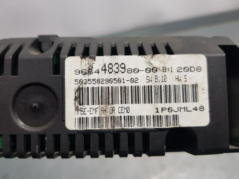 Recambio de pantalla multifuncion para peugeot 207 urban referencia OEM IAM 9664483980 503550290501 