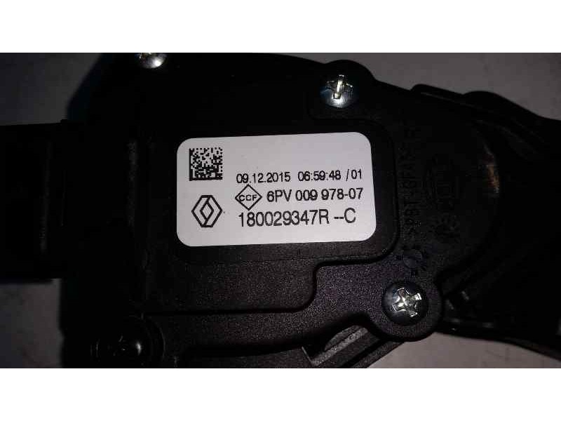 Recambio de potenciometro pedal para renault captur dynamique referencia OEM IAM 6PV00997807 180029347RC HELLA