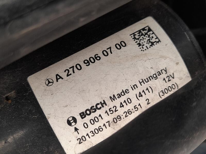 Recambio de motor arranque para mercedes-benz cla (w117) cla 200 referencia OEM IAM A2709060700 BOSCH 0001152410 