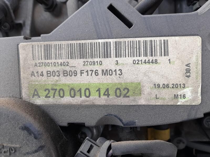 Recambio de motor completo para mercedes-benz cla (w117) cla 200 referencia OEM IAM 270910  