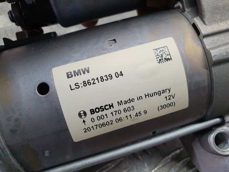 Recambio de motor arranque para bmw serie 2 cabrio (f23) 220i luxury line referencia OEM IAM 862183904 0001170603 BOSCH