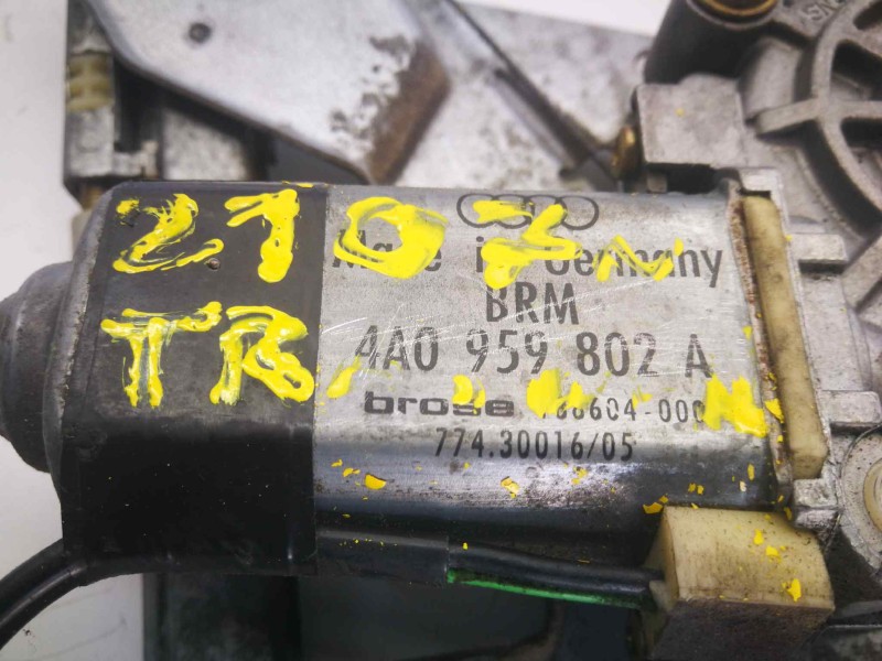 Recambio de elevalunas trasero derecho para audi 100 berlina (c4) 2.8 v6 cat (aah) referencia OEM IAM 4A0959802A  DOS PINS