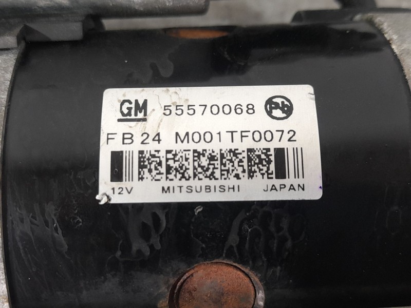 Recambio de motor arranque para opel zafira tourer c (p12) 1.6 cdti (75) referencia OEM IAM 55570068 MITSUBISHI M001TF0072 