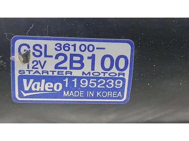 Recambio de motor arranque para hyundai i20 comfort referencia OEM IAM 361002B100 VALEO 1195239