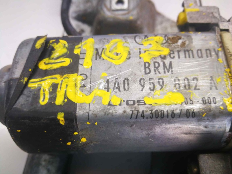 Recambio de elevalunas trasero izquierdo para audi 100 berlina (c4) 2.8 v6 cat (aah) referencia OEM IAM 4A0959802A  DOS PINS