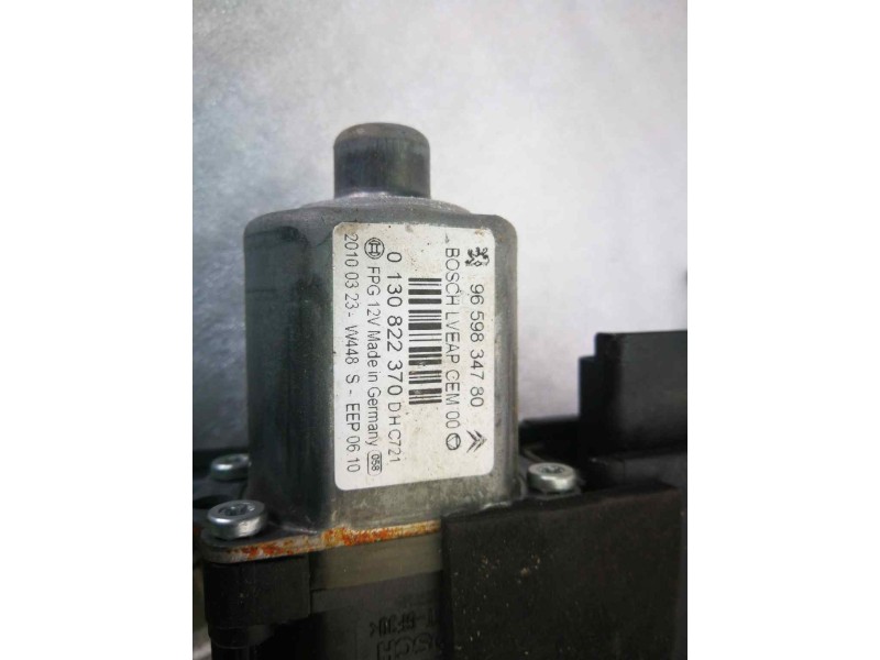 Recambio de elevalunas trasero derecho para peugeot 308 confort referencia OEM IAM 9659834780  6 PINS