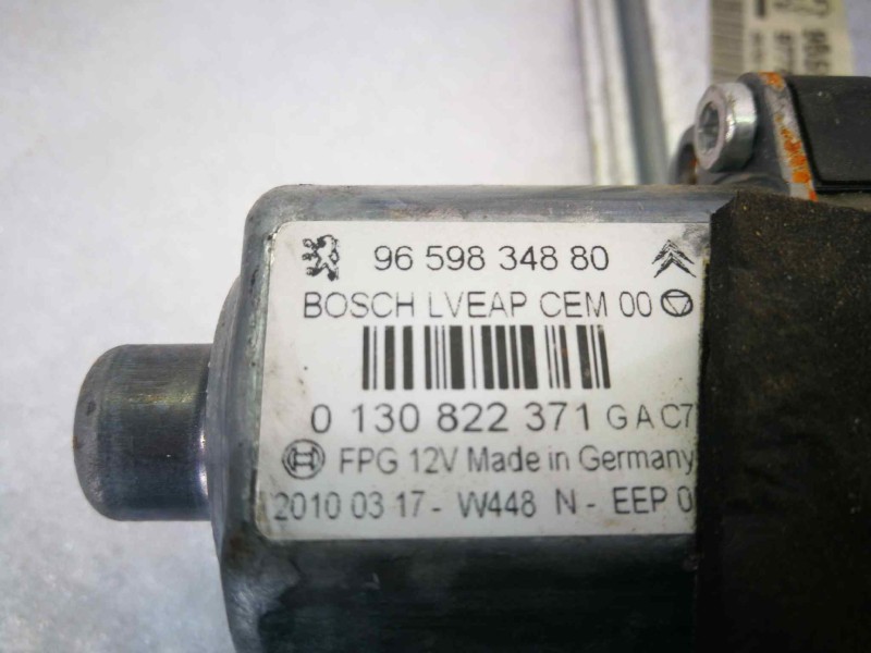 Recambio de elevalunas trasero izquierdo para peugeot 308 confort referencia OEM IAM 9659834780  6 PINS