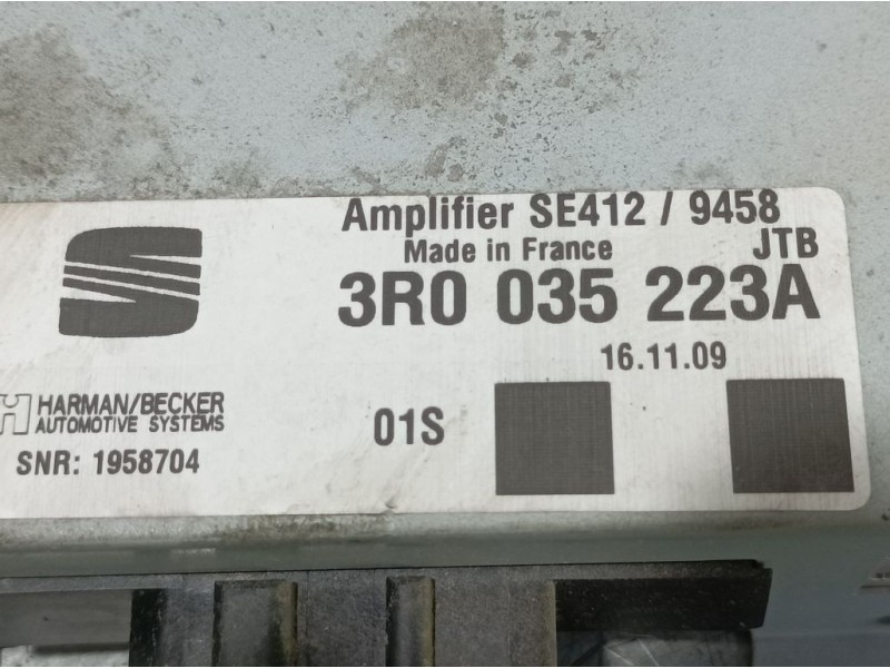 Recambio de modulo electronico para seat exeo st (3r5)(2009>) reference referencia OEM IAM 3R0035223A  