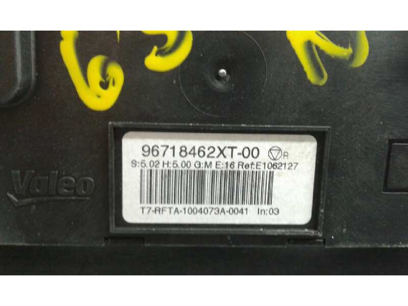 Recambio de mando climatizador para peugeot 308 confort referencia OEM IAM 1004073A 1000002577486 96718462XT