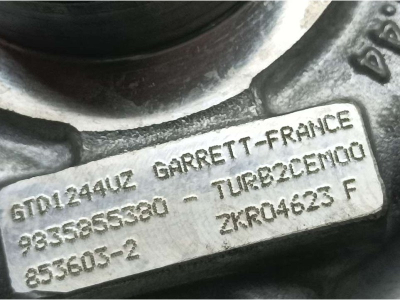 Recambio de turbocompresor para citroën jumpy furgon control m referencia OEM IAM 9835855380 8536032 GARRETT