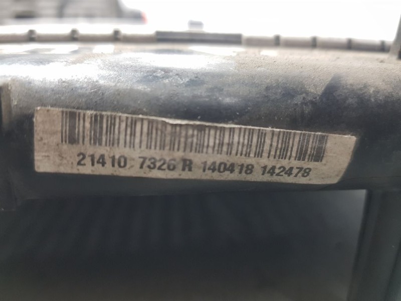 Recambio de radiador agua para renault clio iv expression referencia OEM IAM 214107326R  PATAS ROTAS