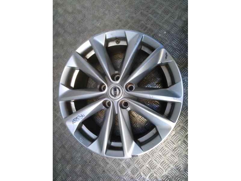 Recambio de juego llantas aluminio para nissan qashqai (j11) acenta referencia OEM IAM 7X17 5 TORN ET40 ALUMINIO 