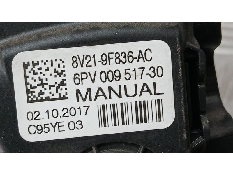 Recambio de potenciometro pedal para ford tourneo courier (c4a) titanium referencia OEM IAM 8V219F836AC  9PV00951730