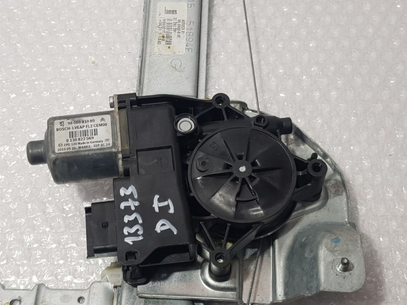 Recambio de elevalunas delantero izquierdo para peugeot 208 active referencia OEM IAM 9806077180 A002C501 LAMES ELECTRICO