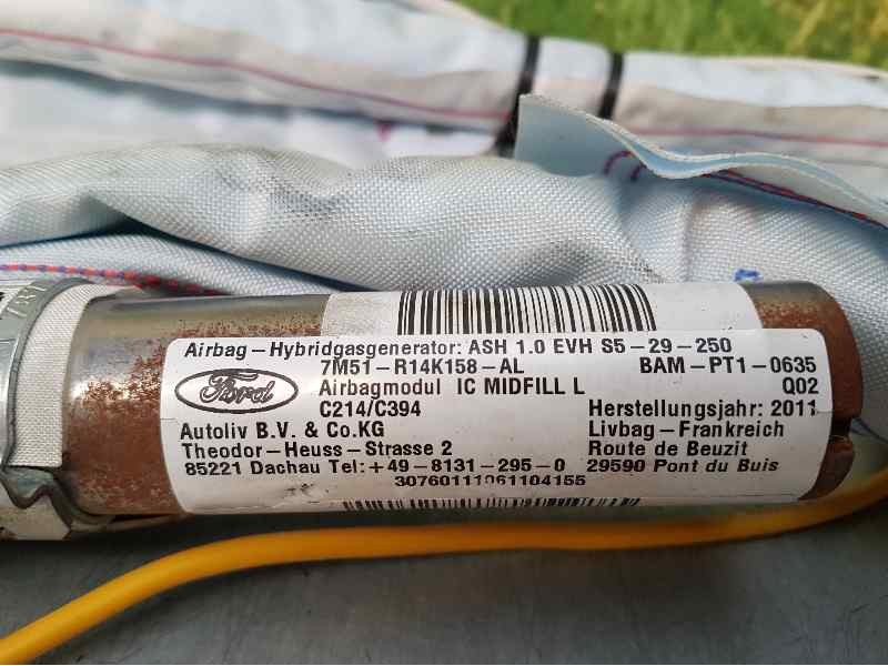 Recambio de airbag cortina delantero izquierdo para ford kuga (cbv) titanium referencia OEM IAM 7M51R14K158AL  