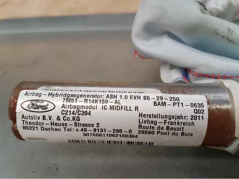 Recambio de airbag cortina delantero derecho para ford kuga (cbv) titanium referencia OEM IAM 7M51R14K159AL  
