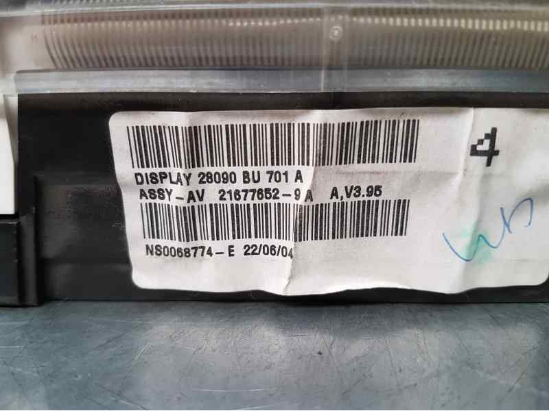 Recambio de pantalla multifuncion para nissan almera (n16/e) 1.5 dci turbodiesel cat referencia OEM IAM 28090BU701A 216776529A 